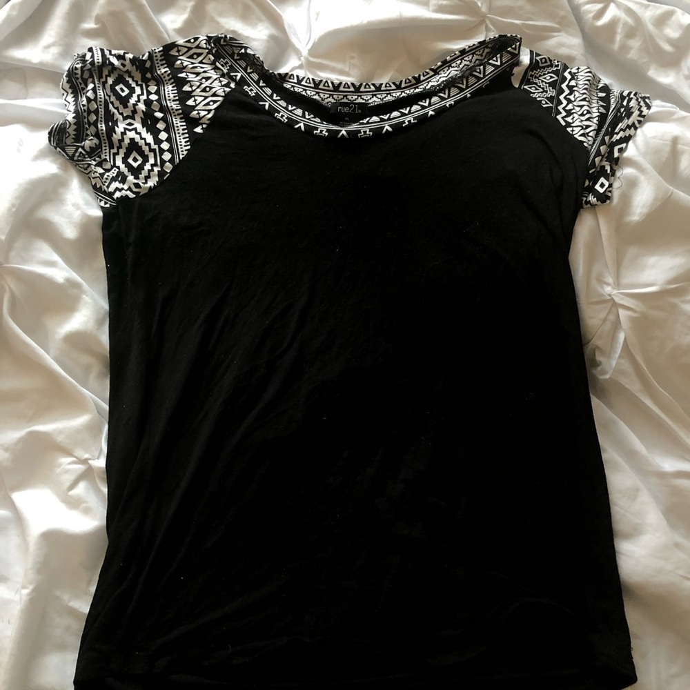 Aztec patterned top
